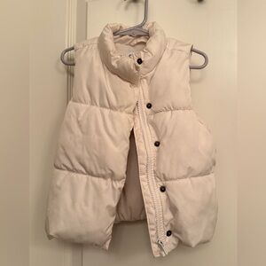 Old Navy Kids Beige Puffer Vest